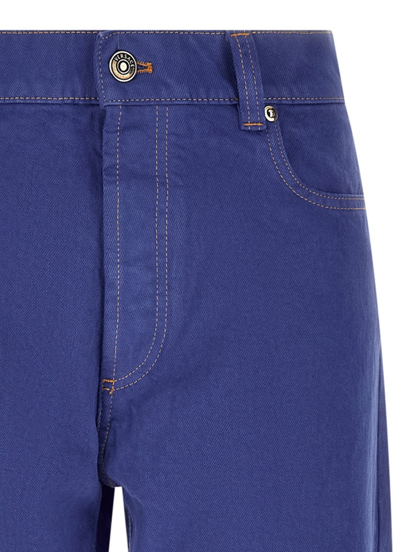 Versace Wide-Leg Denim Jeans