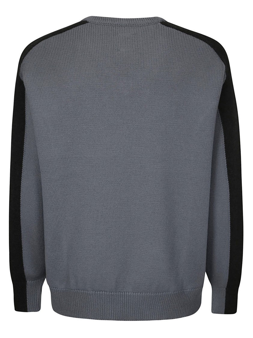 Gr10k Grey V-Neck Sweater
