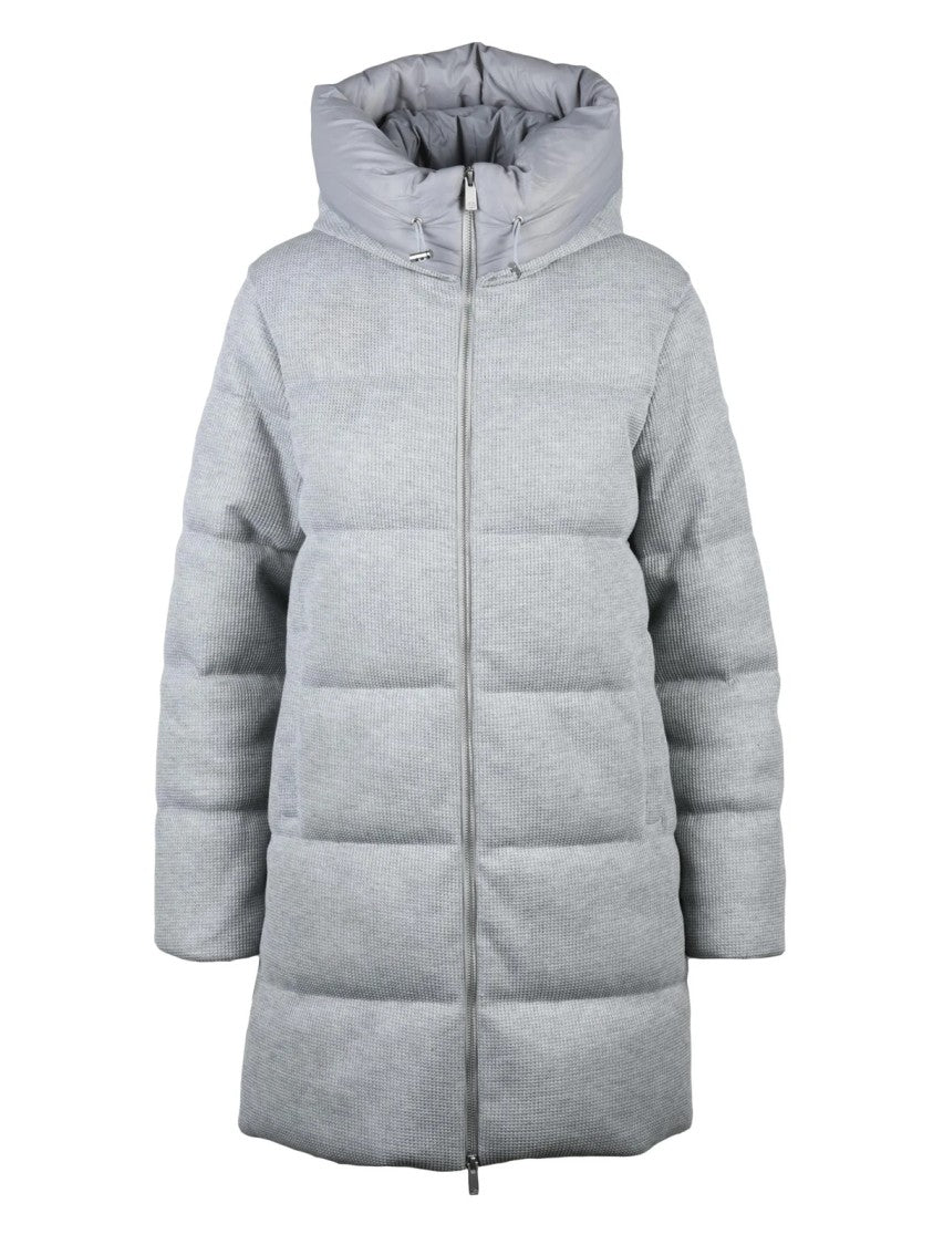 Unity Grey Recycled Polyester Tricotech Down Jacket
