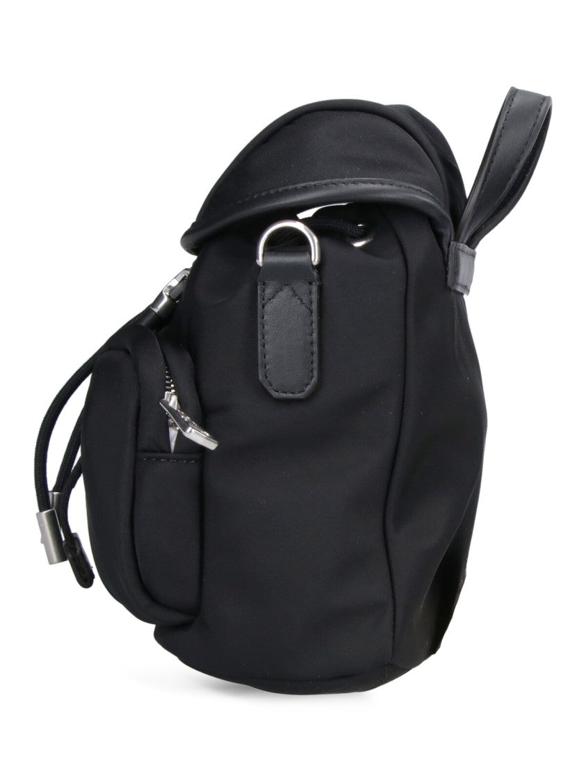 Moncler Black Trick Mini Water-Repellent Backpack