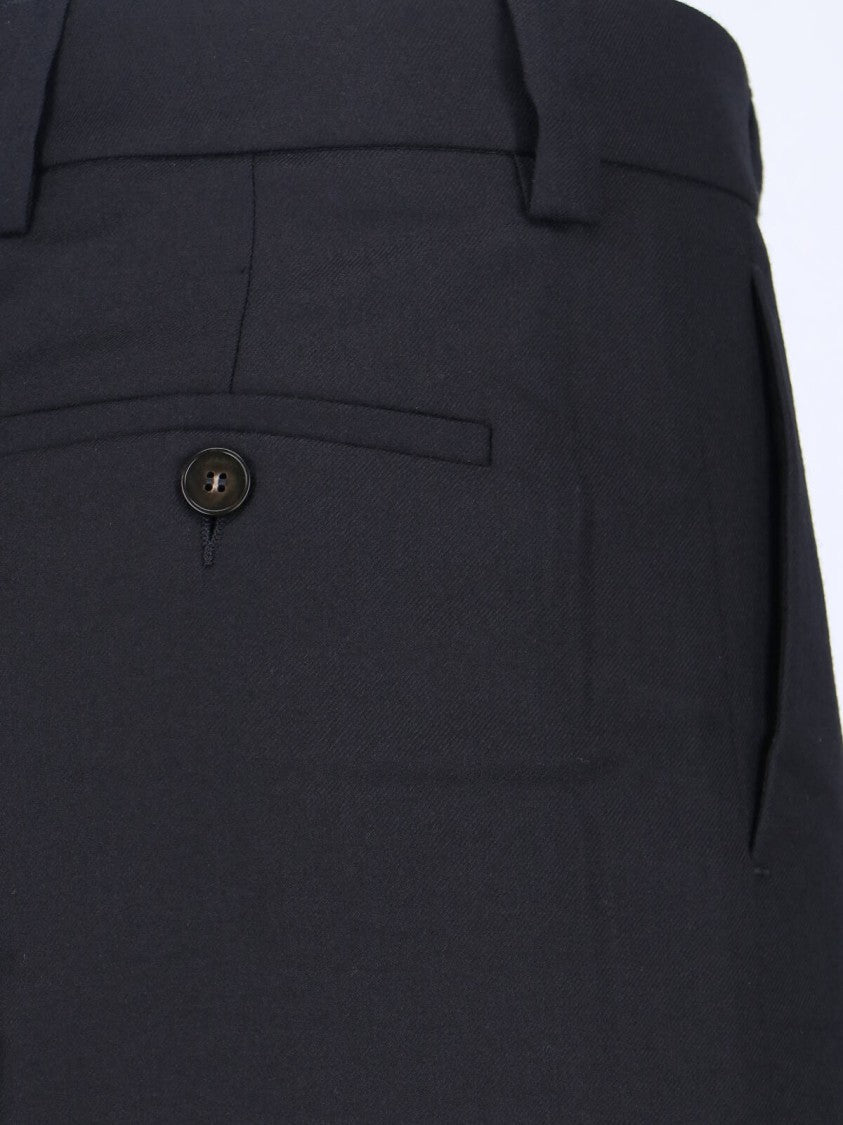 Incotex High-Waisted Wide-Leg Trousers With Pleat Details And Luxurious Finish