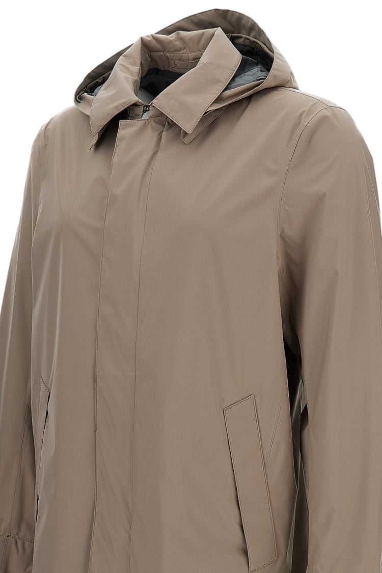 Herno Smooth-Finish Microfiber Raincoat