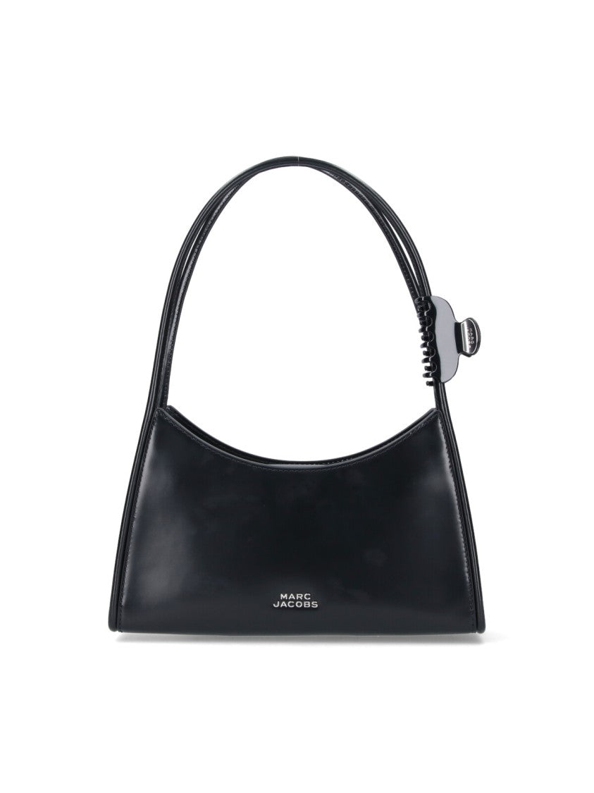Marc Jacobs Black The Claw Clip Leather Bag