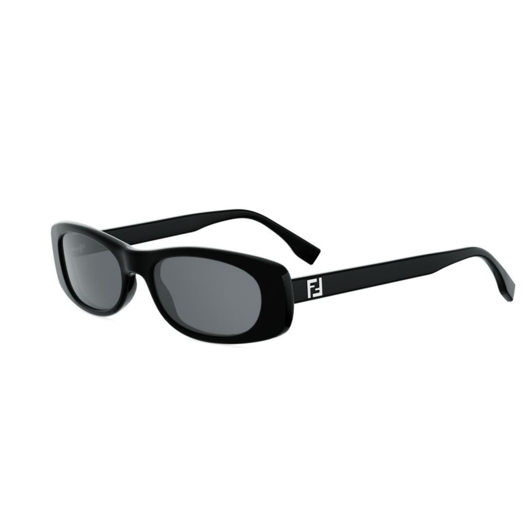 Fendi Fe40183i Rectangular Black Sunglasses