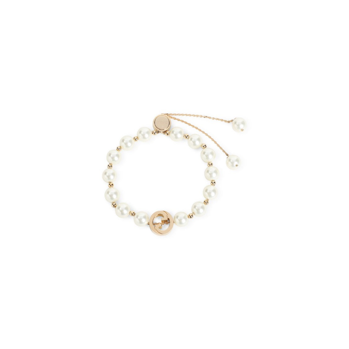 Gucci Cream White Pearl Bracelet