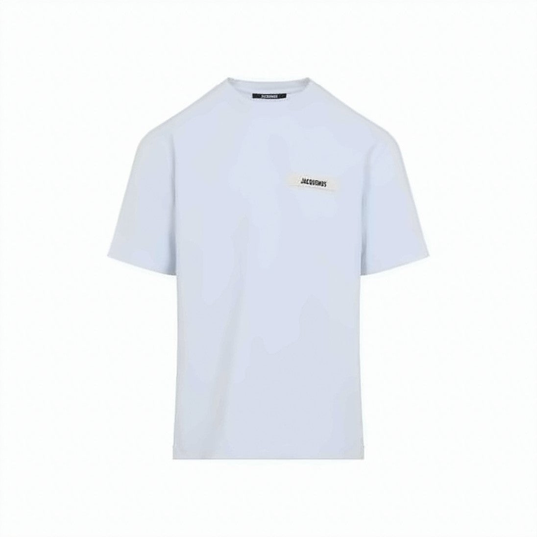 Jacquemus White Cotton T-Shirt With Logo Patch