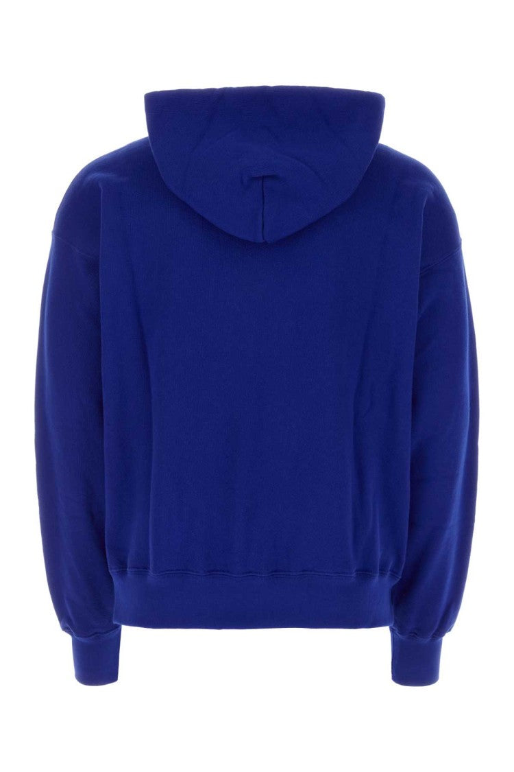 Off-White Blue Cotton Sweatshirt