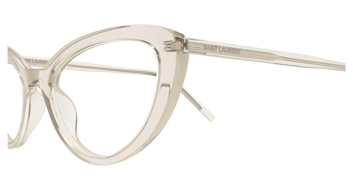 Saint Laurent Eyeglasses Saint Laurent Sl 777 004 Beige Beige Transpare 55/19/145