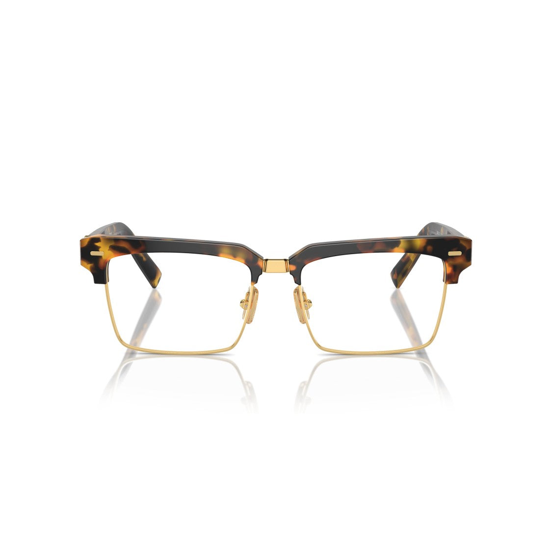Miu Miu 0Mu 11Xv Square Tortoiseshell Acetate Eyeglasses