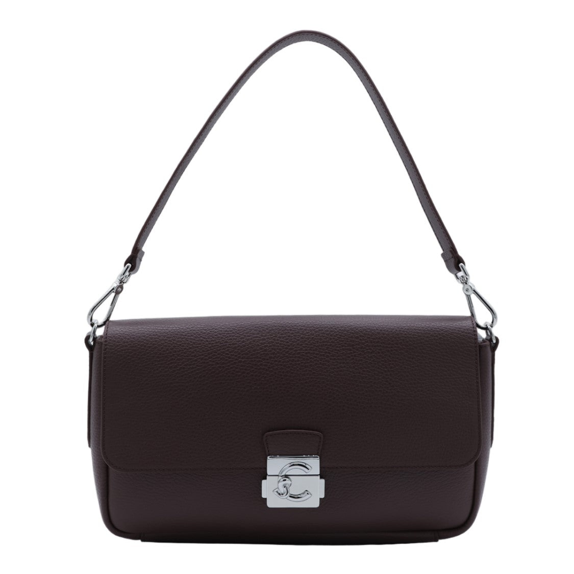 Coccinelle Structured Rectangular Bag With Signature Clasp
