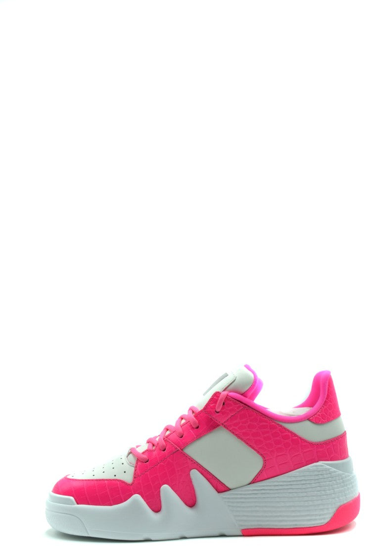 Giuseppe Zanotti Low-Top Sneakers With Textured Leather