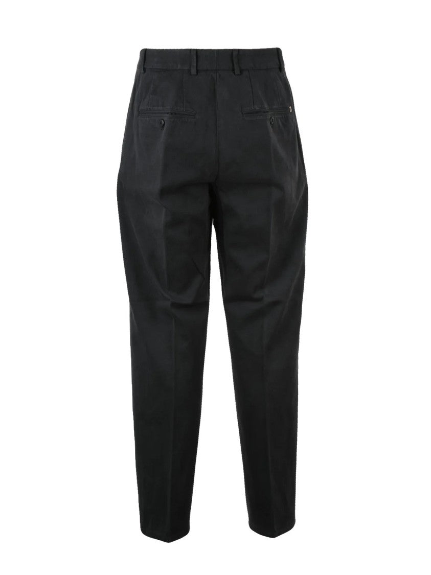 Dondup Black James Straight-Leg Corduroy Trousers