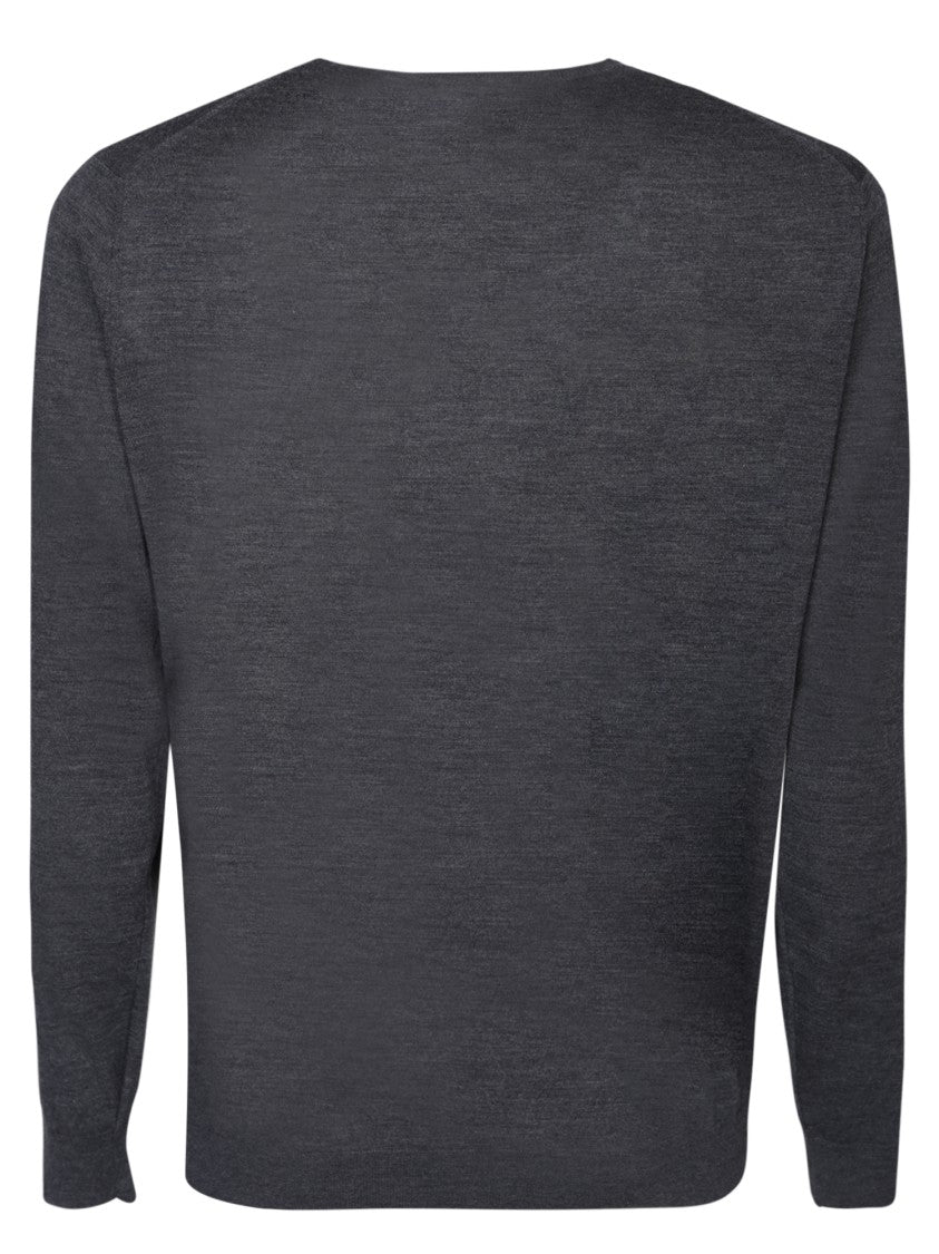 Dell'oglio Grey Virgin Wool Knitwear