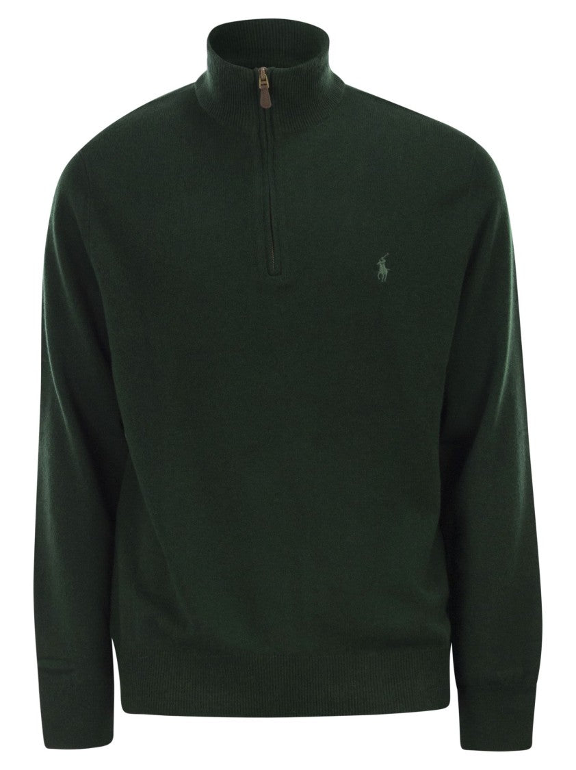 Polo Ralph Lauren Wool Pullover With Half Zip