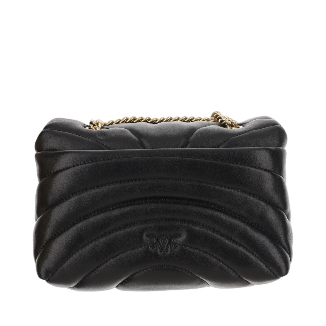 Pinko Mini Love Puff Quilted Shoulder Bag With Gold-Tone Buckle