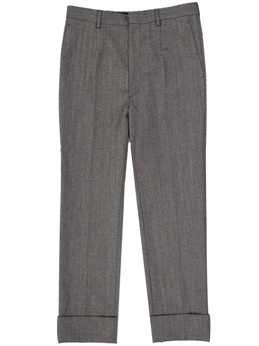 Prada Grey Wool Pants