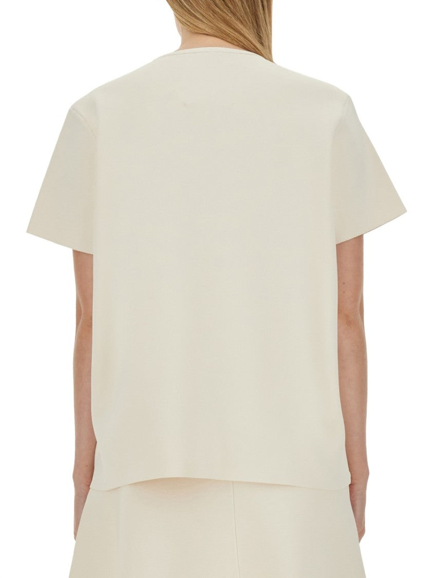 Jil Sander Boxy Fit T-Shirt With Relaxed Silhouette