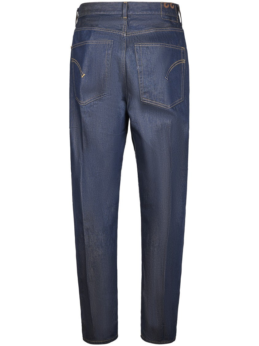 Dondup Loose Fit Denim Trousers With Classic Five-Pocket Design