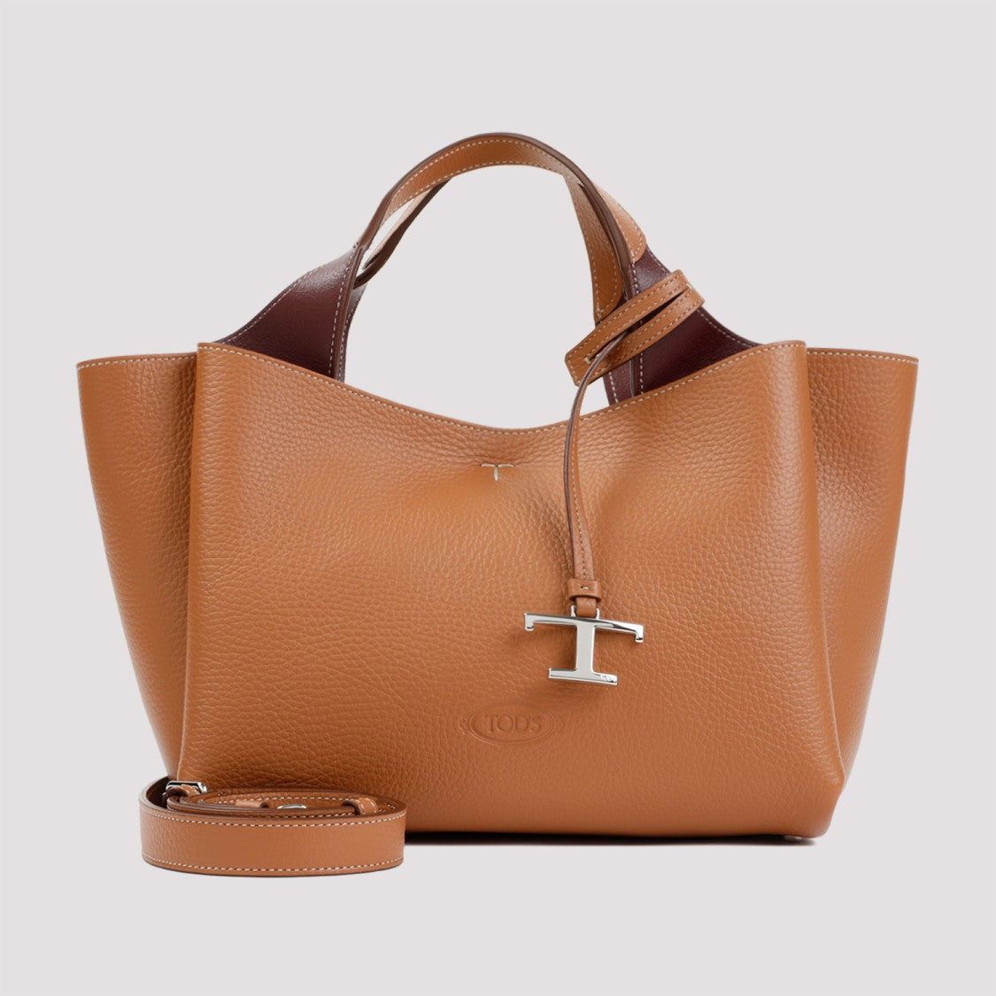 Tod's Bauletto Sacca Grained Leather Bag