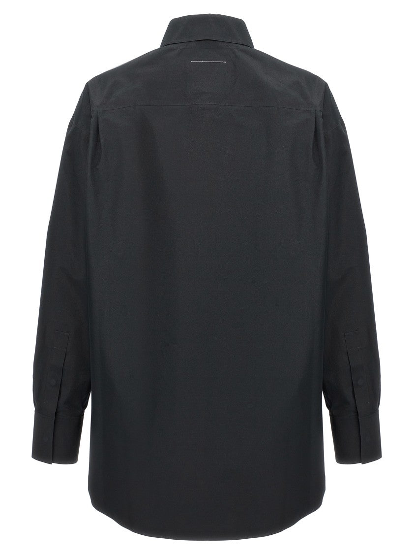 Mm6 By Maison Margiela Water-Repellent Gore-Tex Mm6 Shirt With Reflective Logo