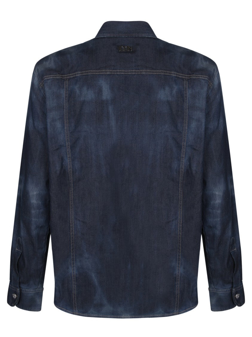 Dsquared2 Blue Cotton Shirts