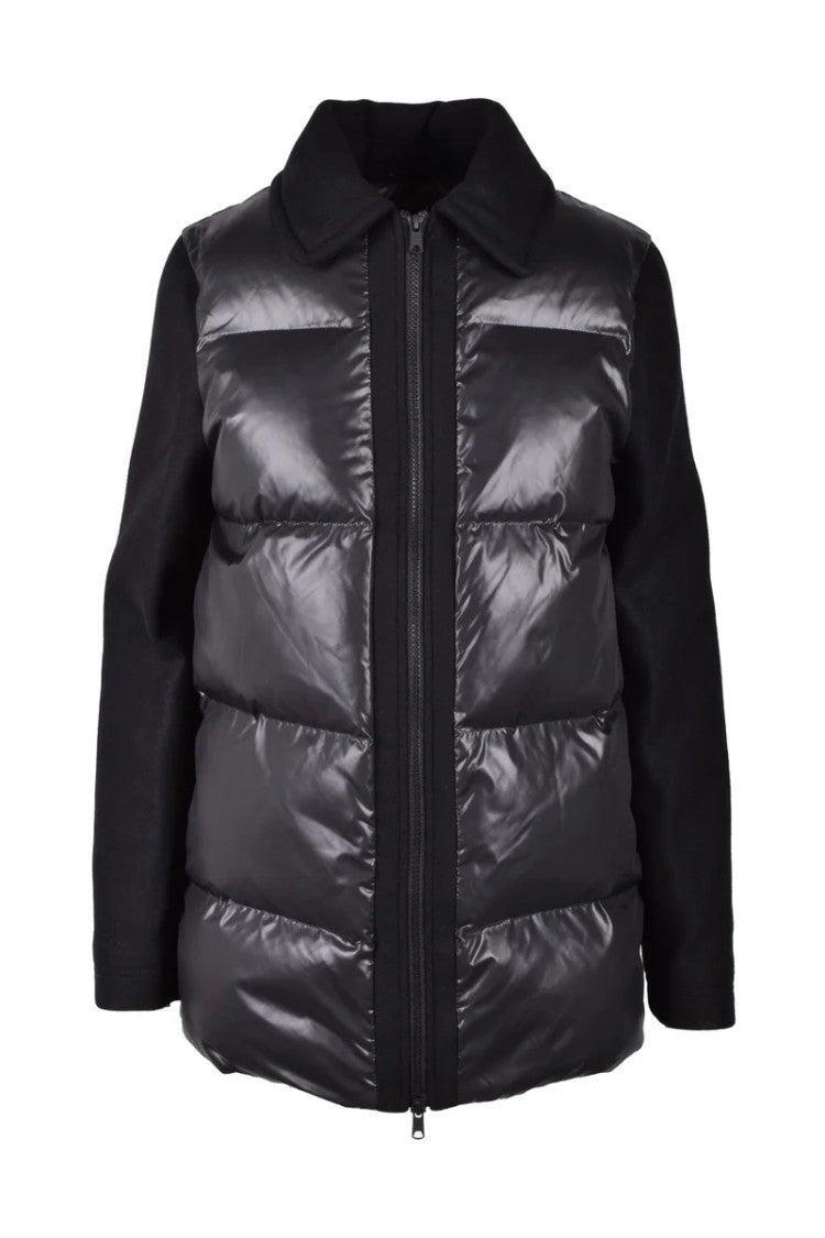 Love Moschino Zip Wool-Lined Coat - Black