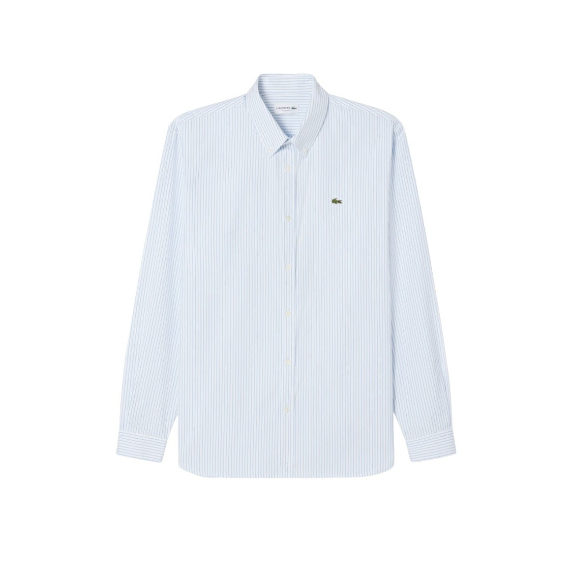 Lacoste Pinstriped Casual Shirt With Mother-Of-Pearl Buttons
