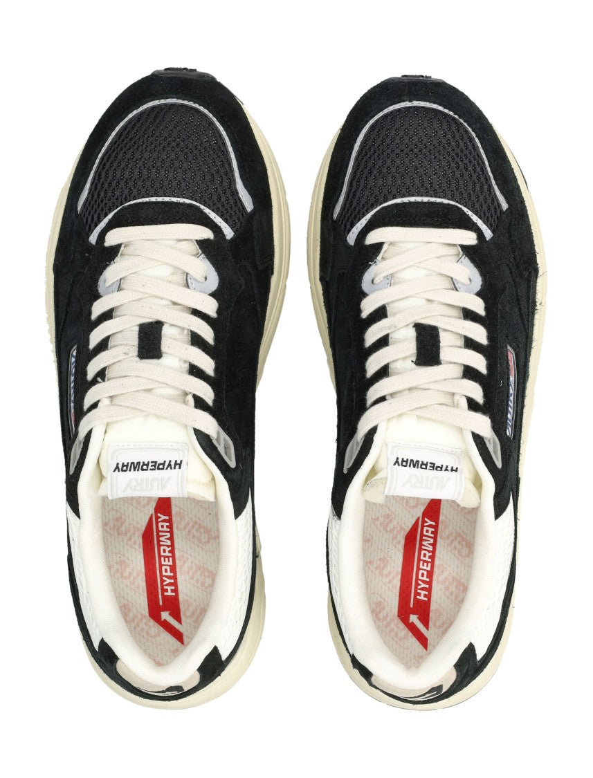 Autry Hyperway Mesh Suede Sneakers