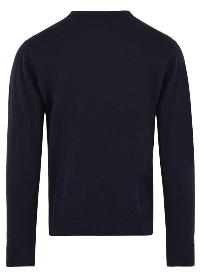 Filippo De Laurentiis Long-Sleeve Crew Neck Sweater With Ribbed Details