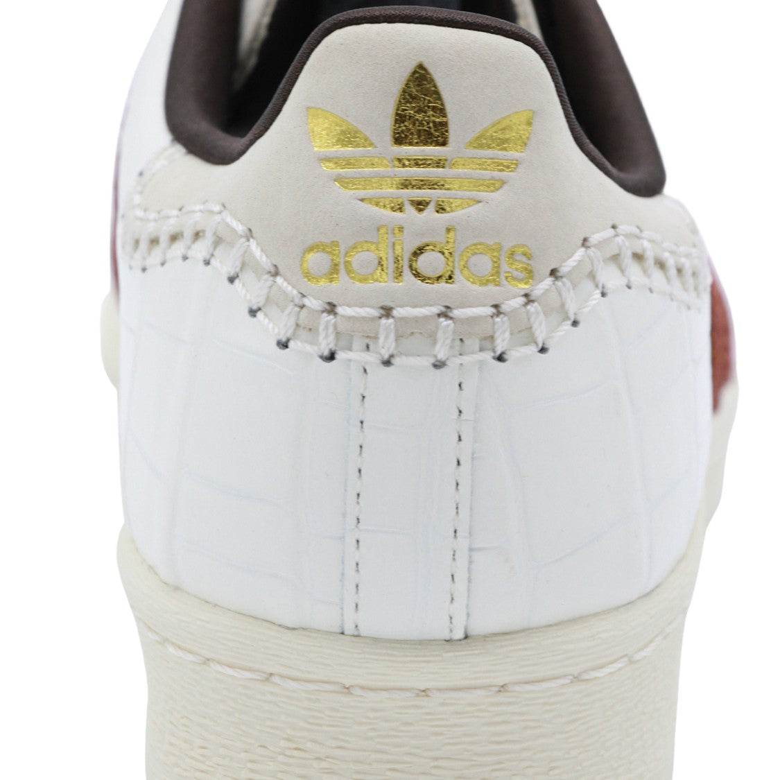 Adidas By Wales Bonner Low-Top Sneakers With Crocodile-Textured Accents