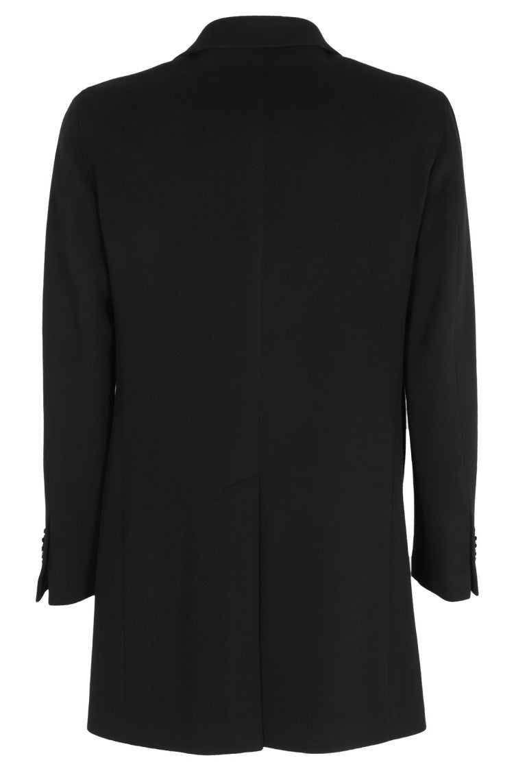 Tagliatore Bruce Unlined Medium Black Coat