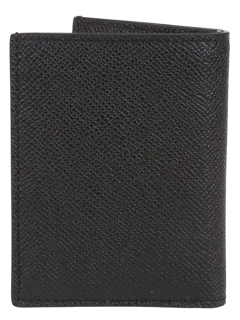 Tom Ford T Line Logo Plaque Folding Calf Leather Credit Card Holder