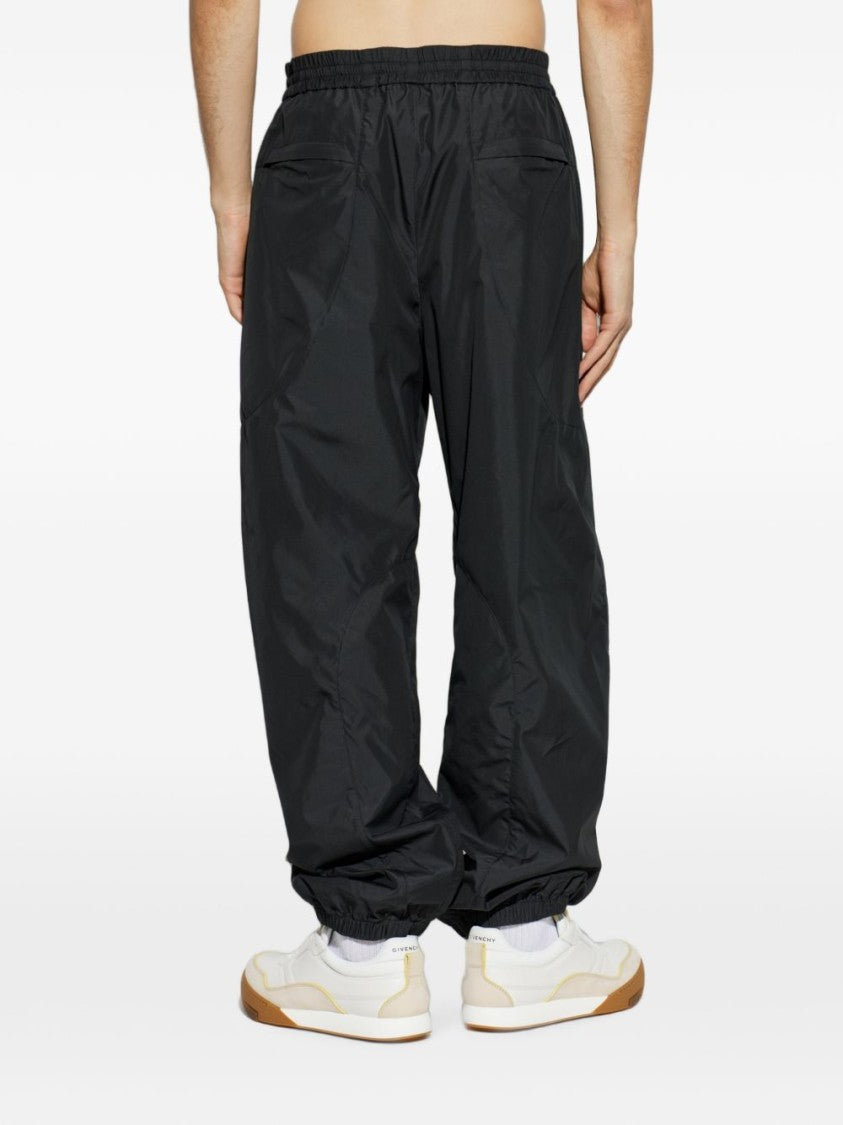Givenchy Black Relaxed Fit Elastic Waistband Trousers