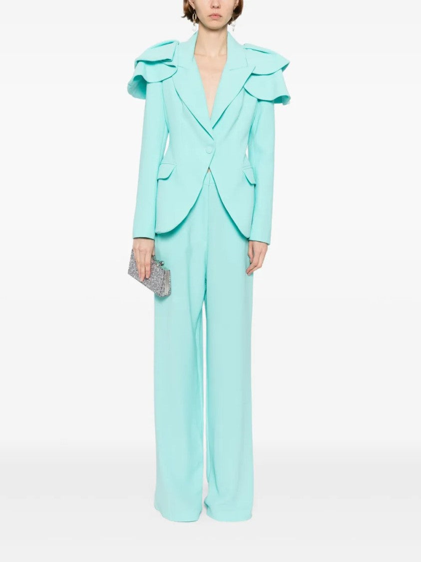 Saiid Kobeisy Ruffled Tailored Jacket