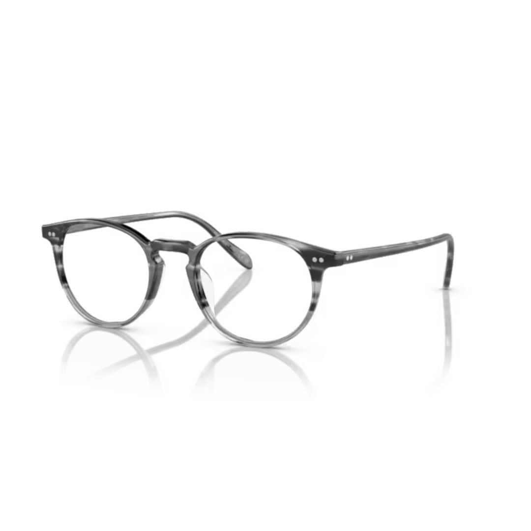 Oliver Peoples 0Ov5004 Translucent Grey Marbled Acetate Eyeglasses With Keyhole Bridge