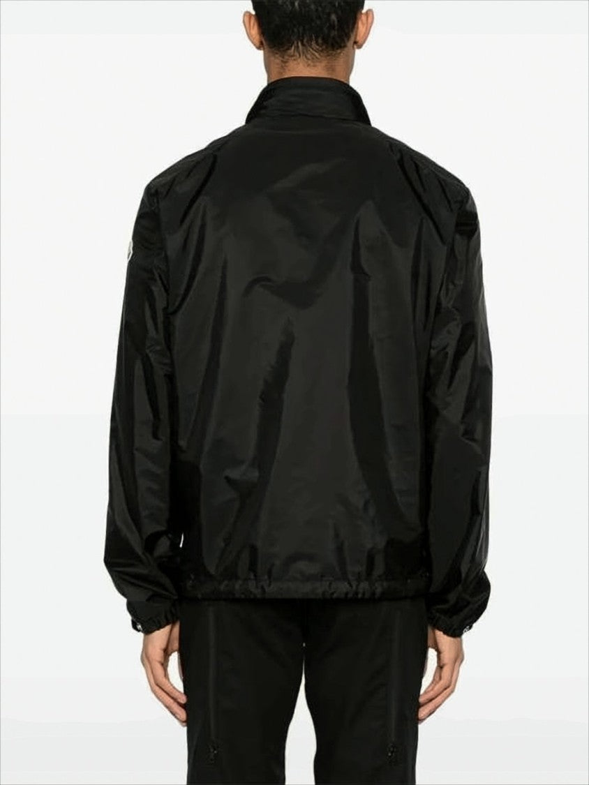 Moncler High Collar Black Polyamidejacket