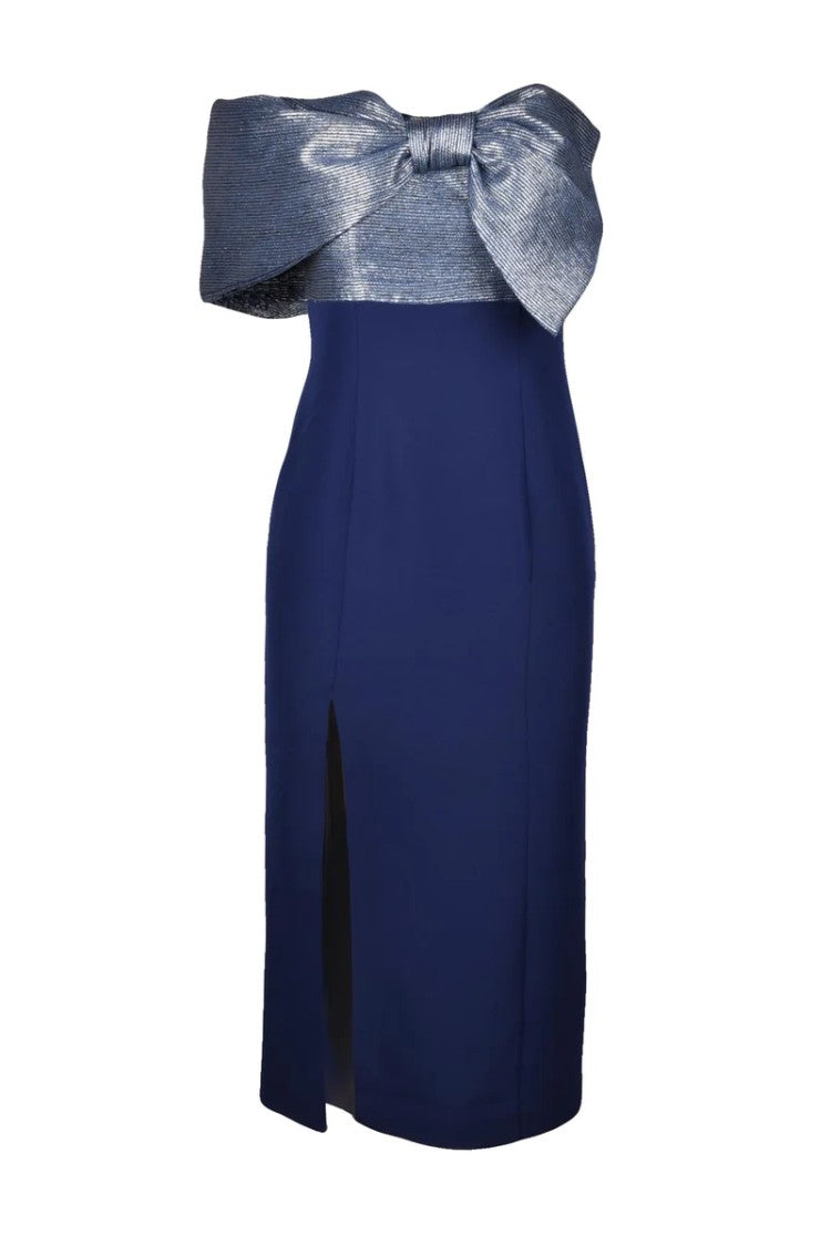 Carla Ruiz Longuette Sheath Dress - Blue