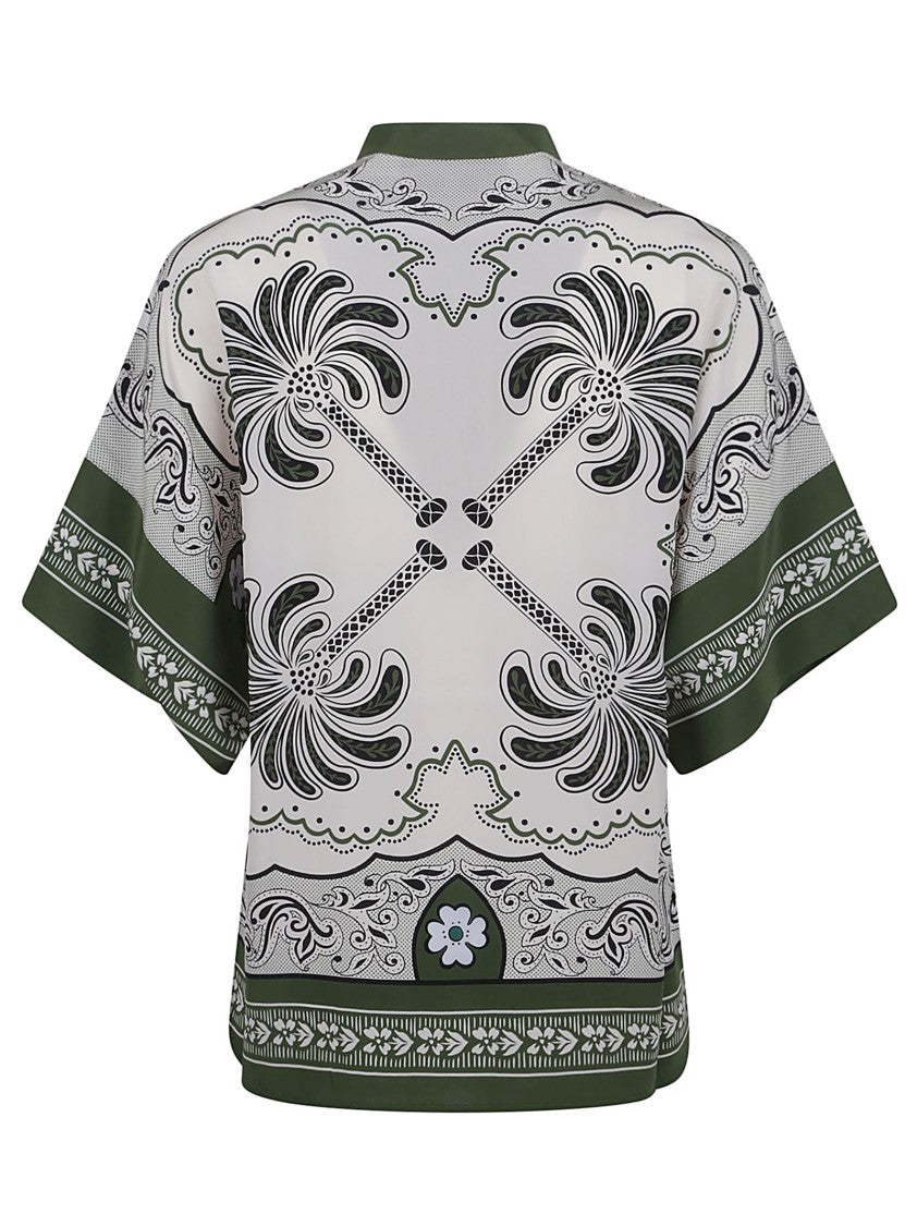 La Double J Multicolored Silk Shirt With Relaxed Fit