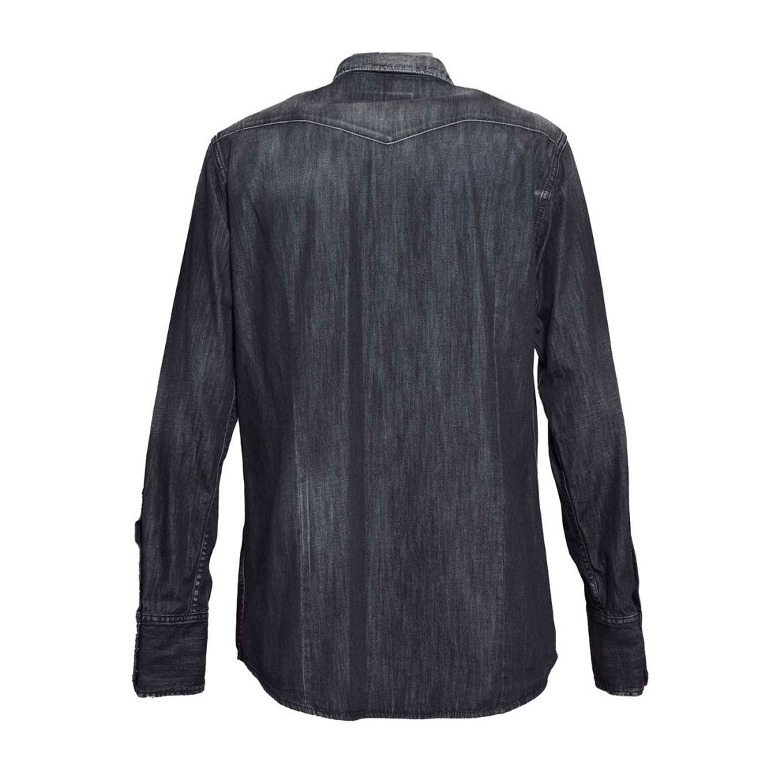 Dsquared2 Black Cotton Classic Western Shirt