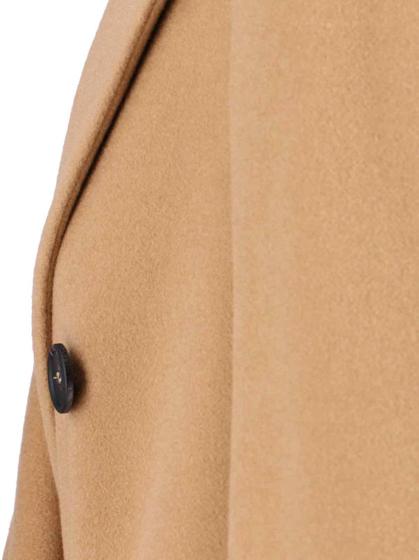 Tagliatore Jole Coat Midi Cashmere – Brown