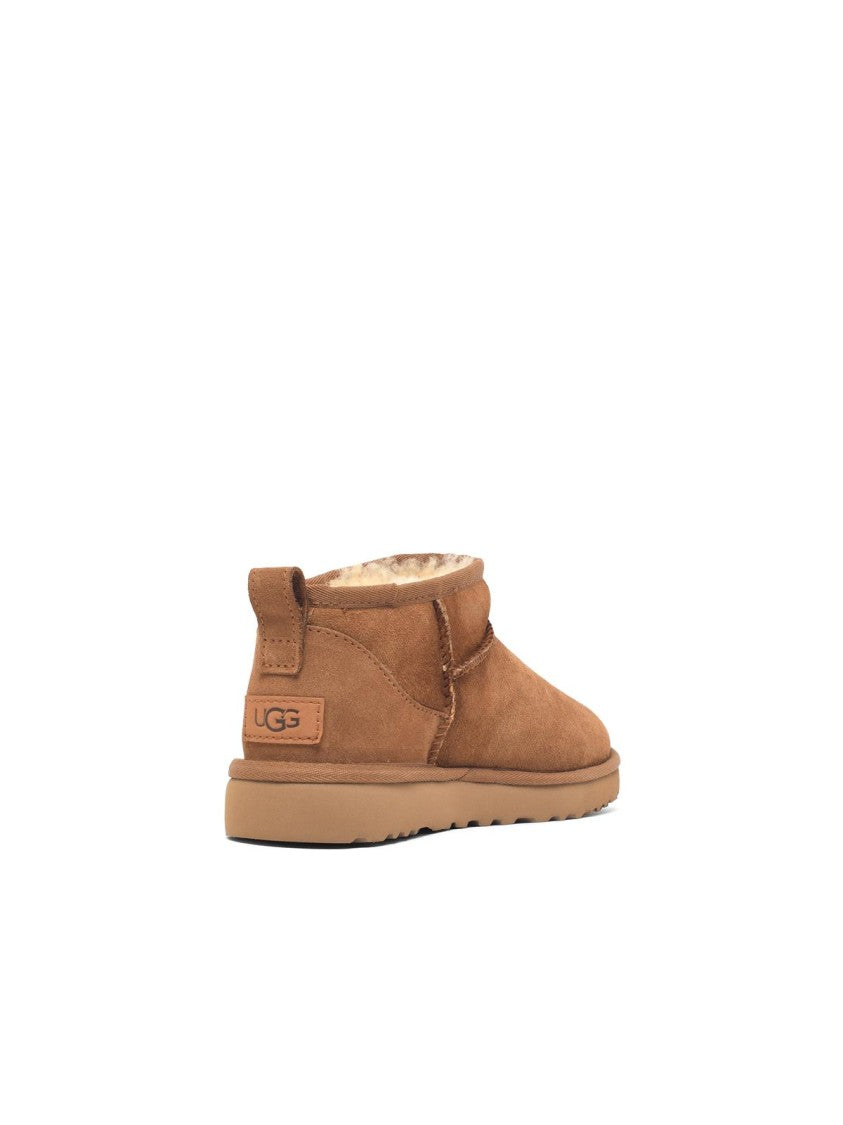 Ugg Chestnut Classic Ulta Mini Suede Ankle Boots