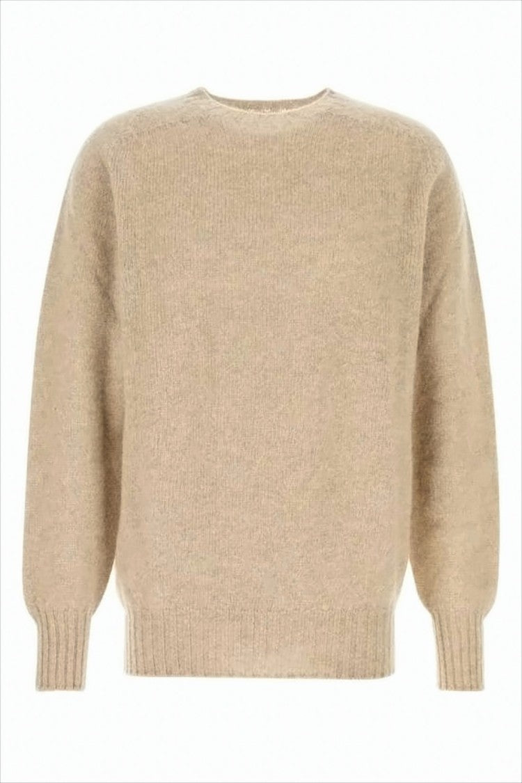 Howlin Relaxed Fit Wool Sweater With Puffed Sleeves
