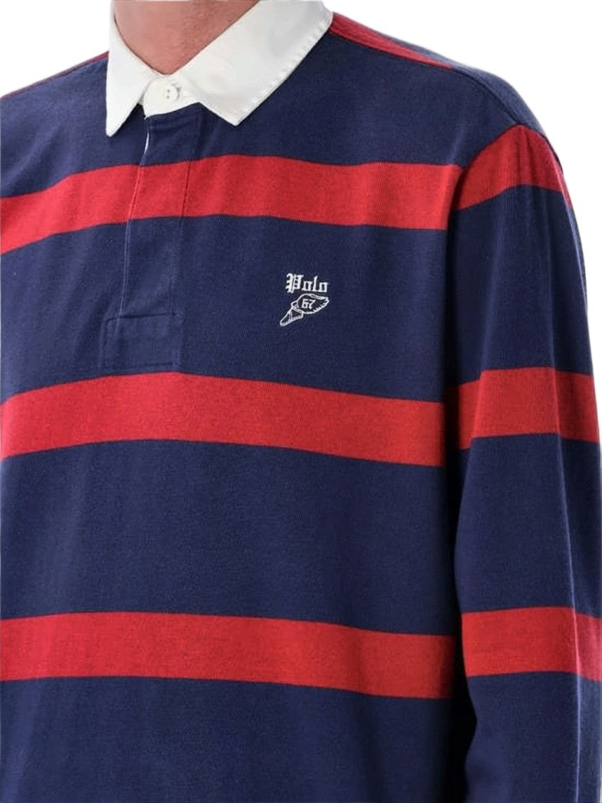 Polo Ralph Lauren Rugby-Style Long-Sleeve Shirt With Striped Design
