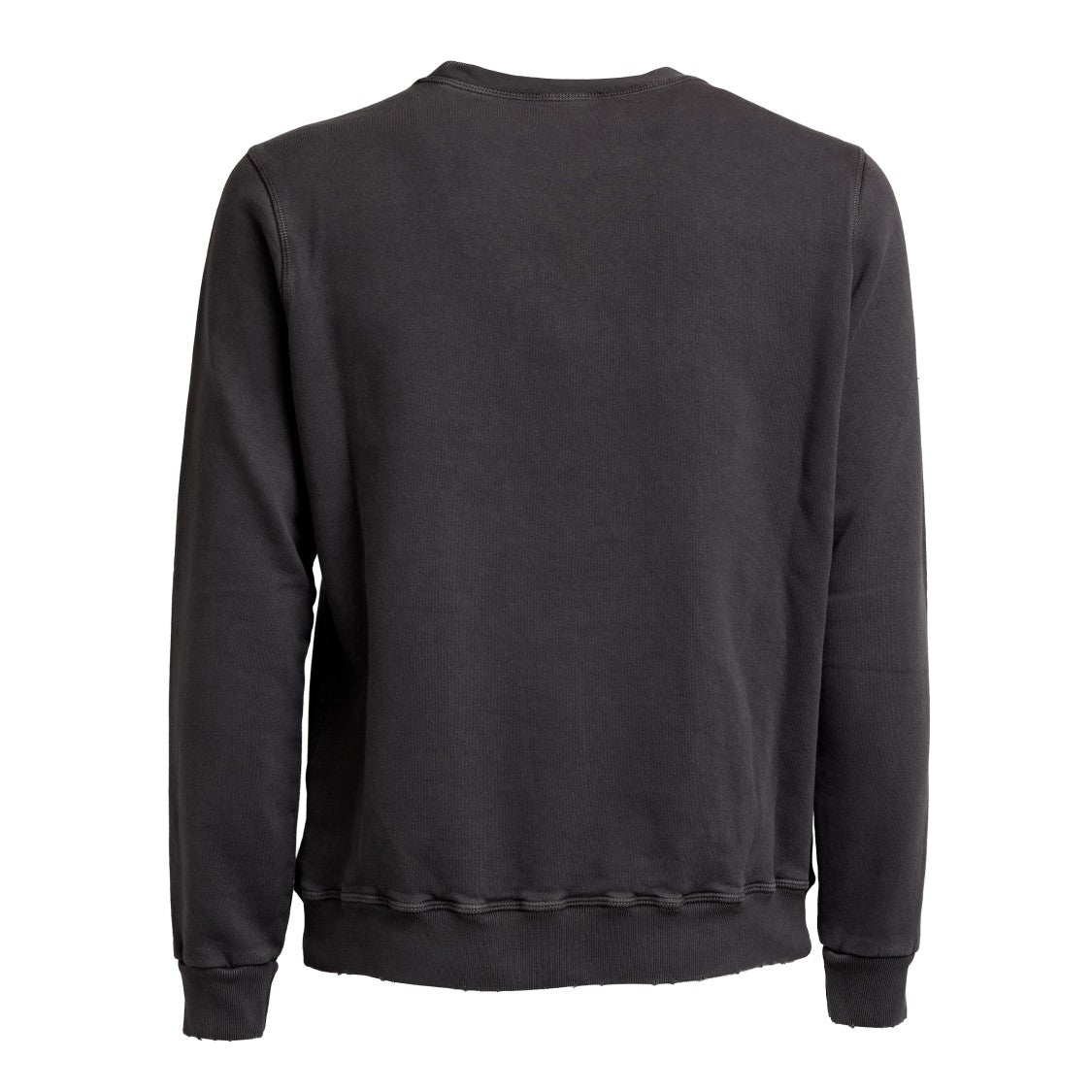 Dondup Black Crew-Neck Sweatshirt With Print