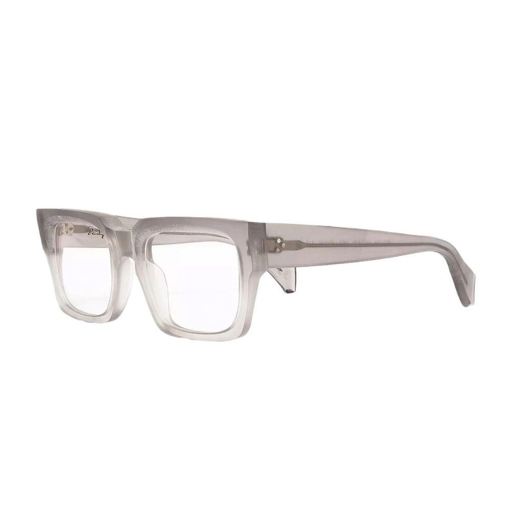 Dandy's Arthur Rough Translucent Grey Rectangular Acetate Eyewear