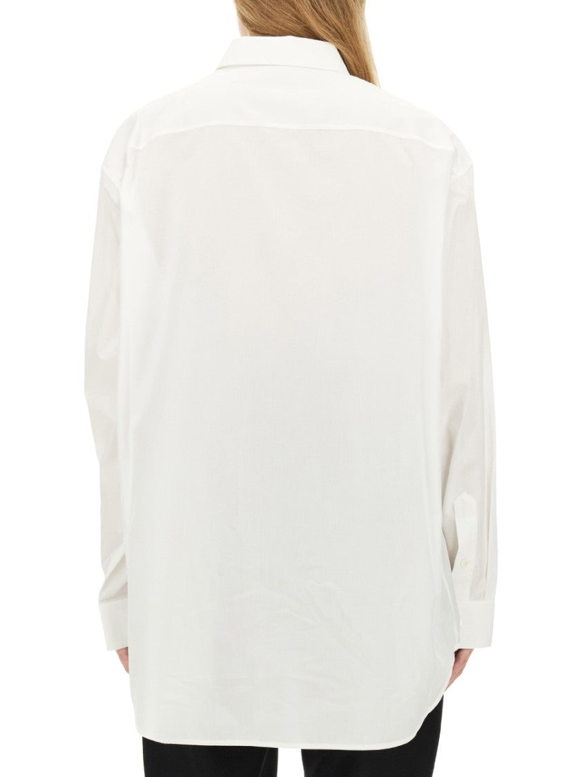 Helmut Lang White Oversized Cotton Shirt
