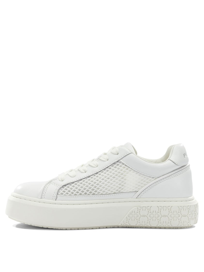 Pinko Low-Top Sneakers With Leather