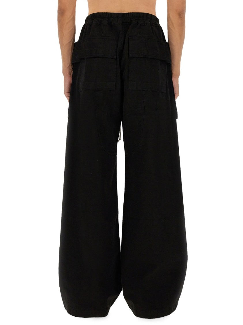 Drkshdw By Rick Owens Creatch Wide Cargo Pants