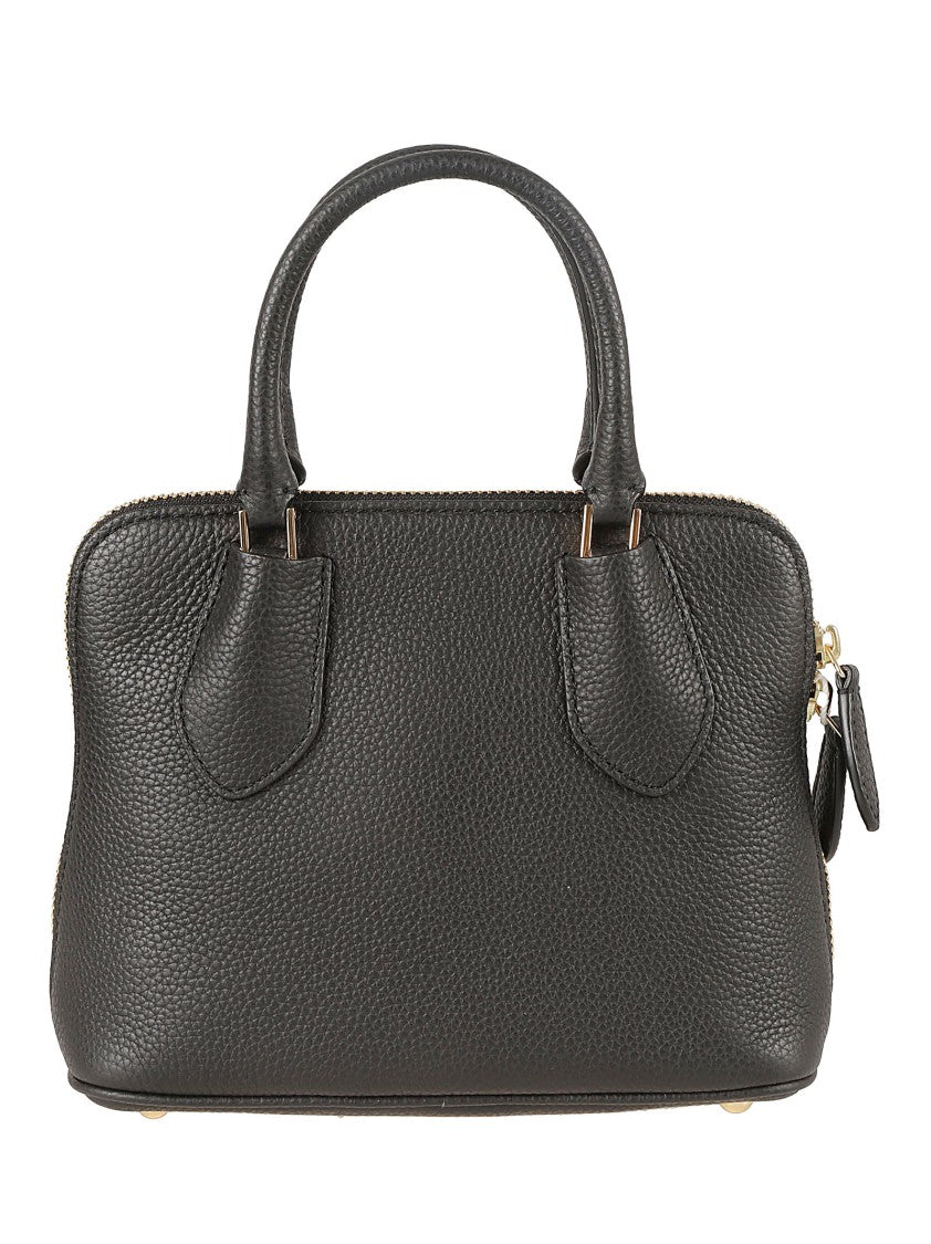 Tory Burch Structured Pebbled Leather Handbag