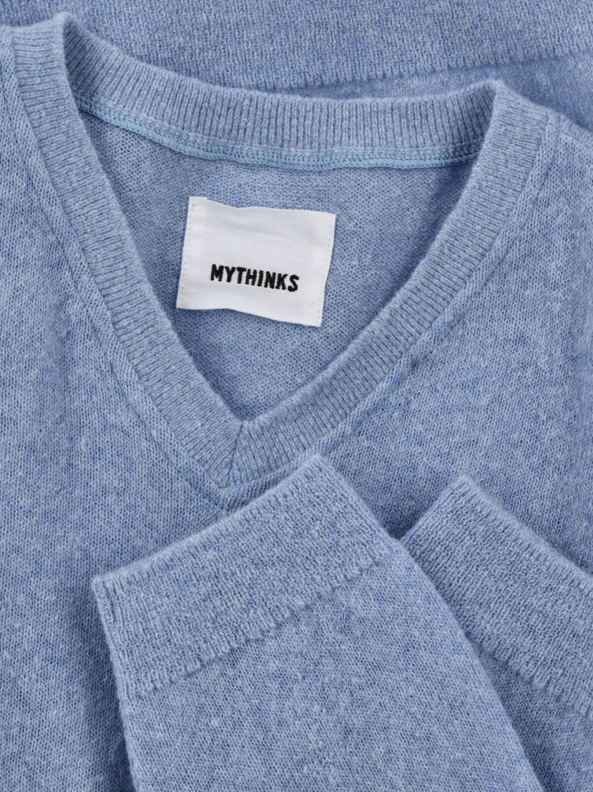 Mythinks Alpaca Blend Sweater, Light Blue